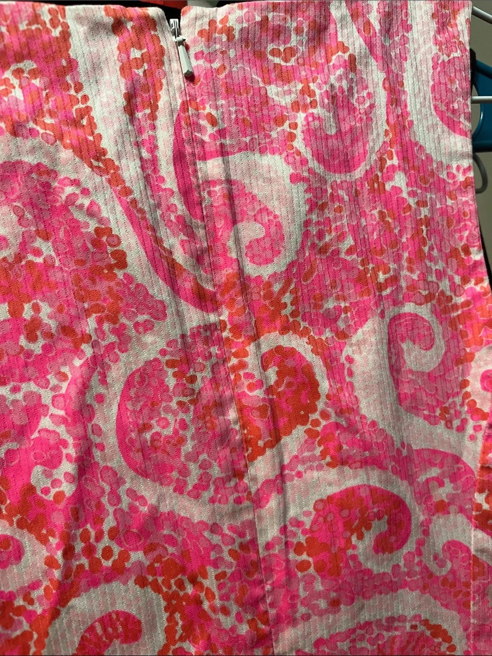 Lilly Pulitzer Hot Pink Paisley Shift Dress Sz 00